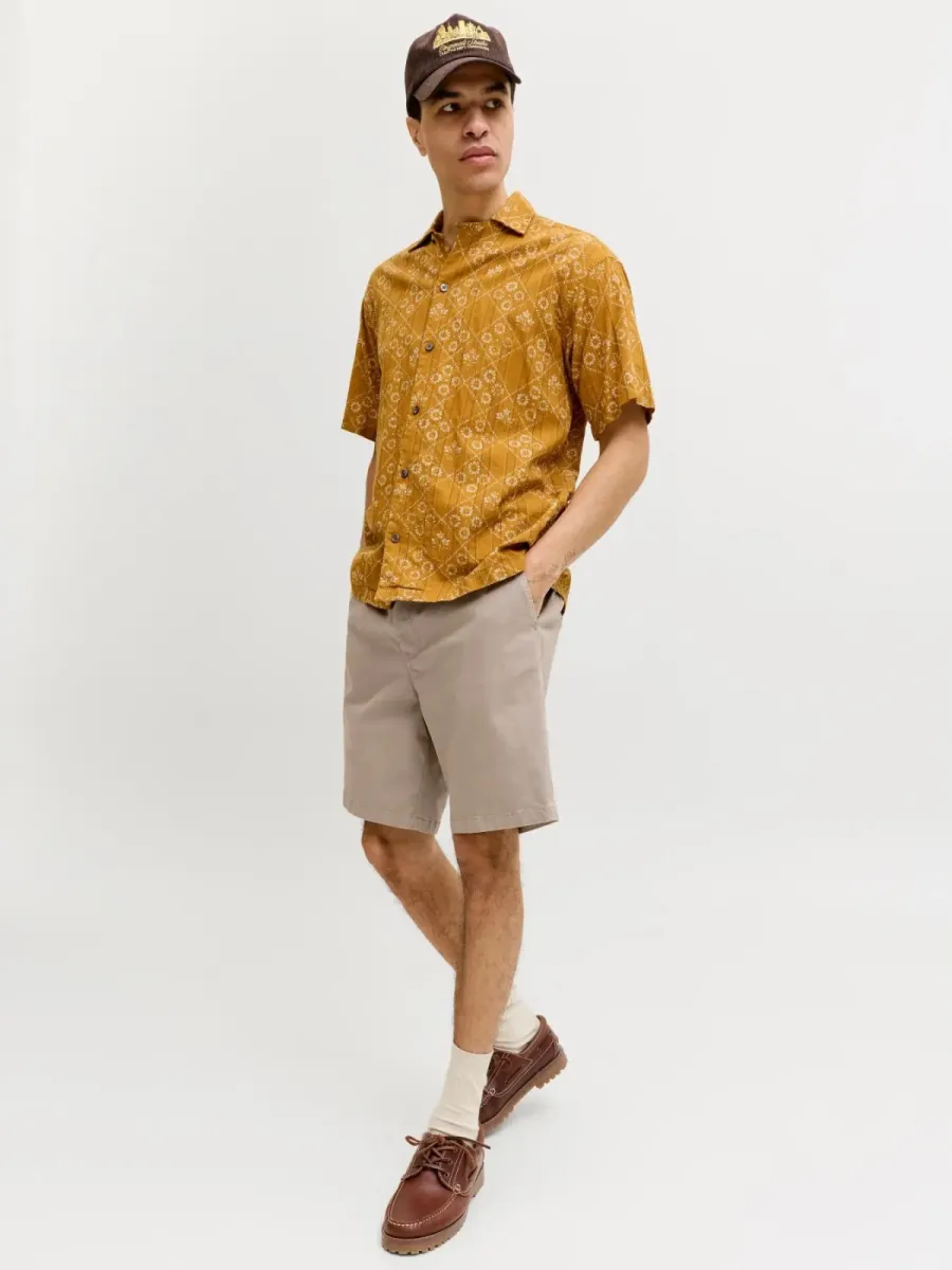 JACK & JONES-JPSTACE VANCE CHINO SHORTS REG SN-12293005-Lemon pepper-GEEL