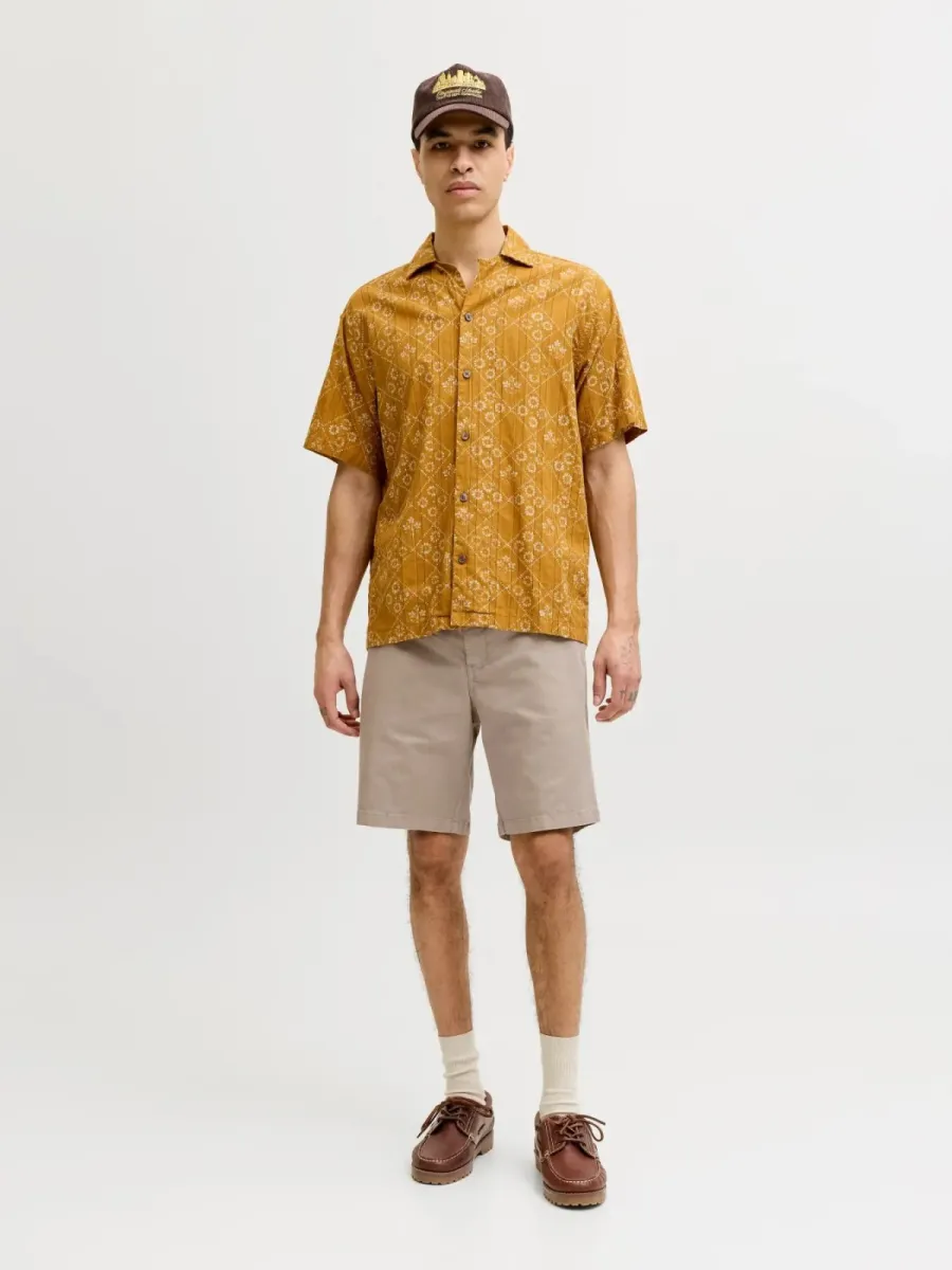JACK & JONES-JPSTACE VANCE CHINO SHORTS REG SN-12293005-Lemon pepper-GEEL