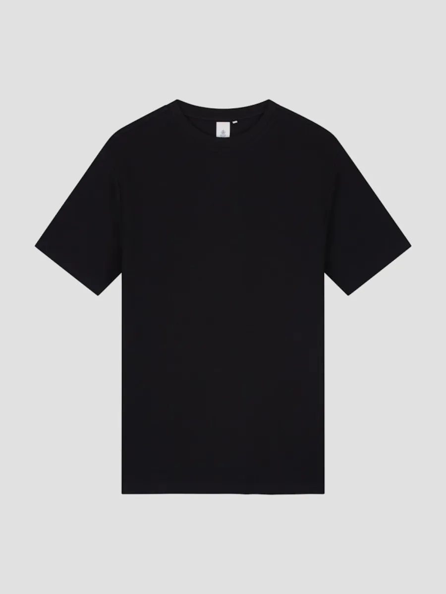 Law of the Sea-Auren structured t-shirt-90005-103 Jet black-ZWART