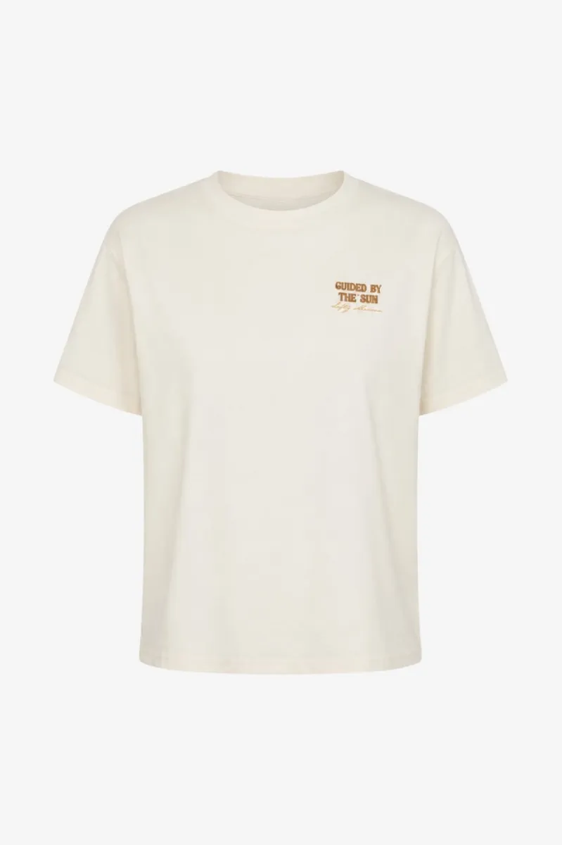 LOFTY MANNER-T'shirt imma - boxy regular-RH55-120 Cream-CREME
