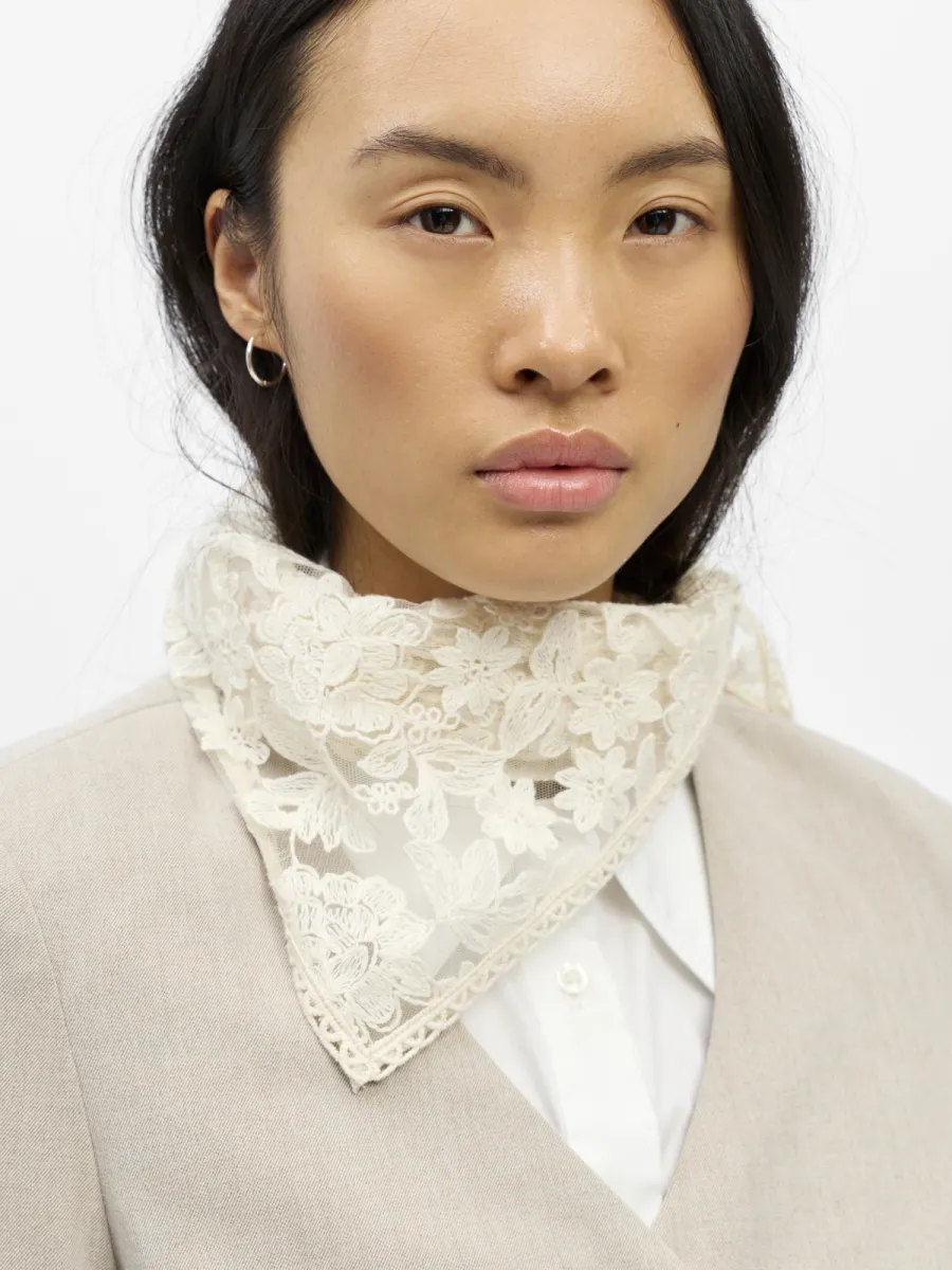 object-objalice-lace-scarf-rep-23049768-white-wit-2 OBJECT-OBJALICE LACE SCARF REP-23049768-White-WIT