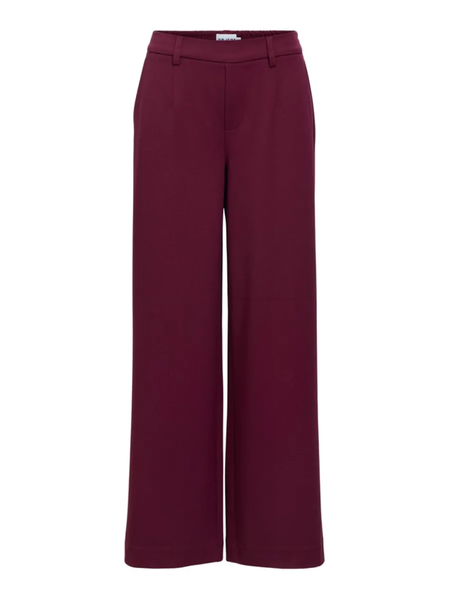 OBJECT-OBJLISA WIDE PANT NOOS-23037921-Windsor Wine-BORDEAUX