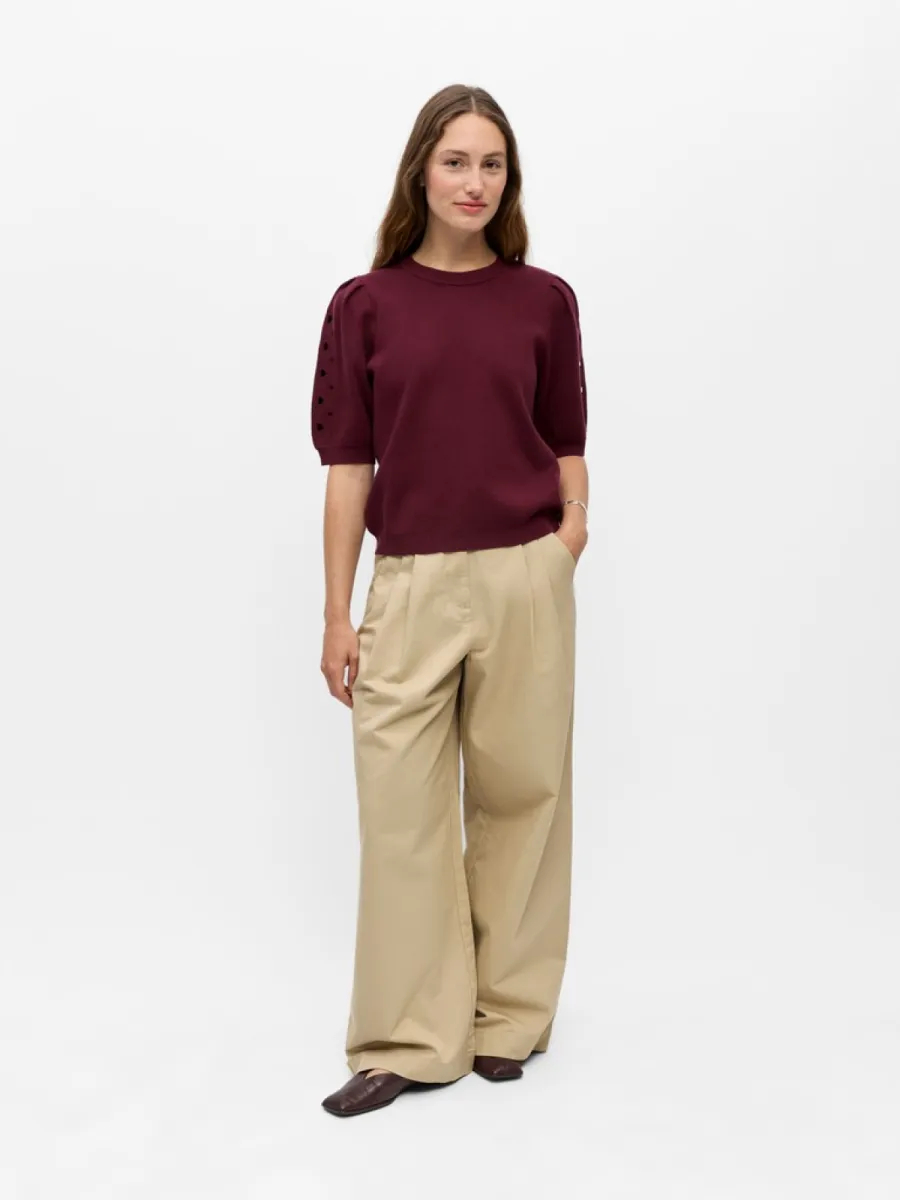 object-objyuki-s-s-re-knit-pullover-noos-23047215-windsor-wine-bordeaux-3 OBJECT-OBJYUKI S/S RE KNIT PULLOVER NOOS-23047215-Windsor wine-BORDEAUX