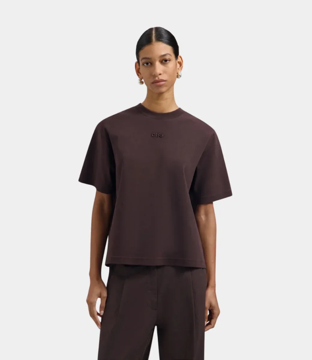 olaf-retro-logo-boxy-tee-w260102-chocolate-plum-chocolade-1 Olaf-Retro logo boxy tee-W260102-Chocolate plum-CHOCOLADE