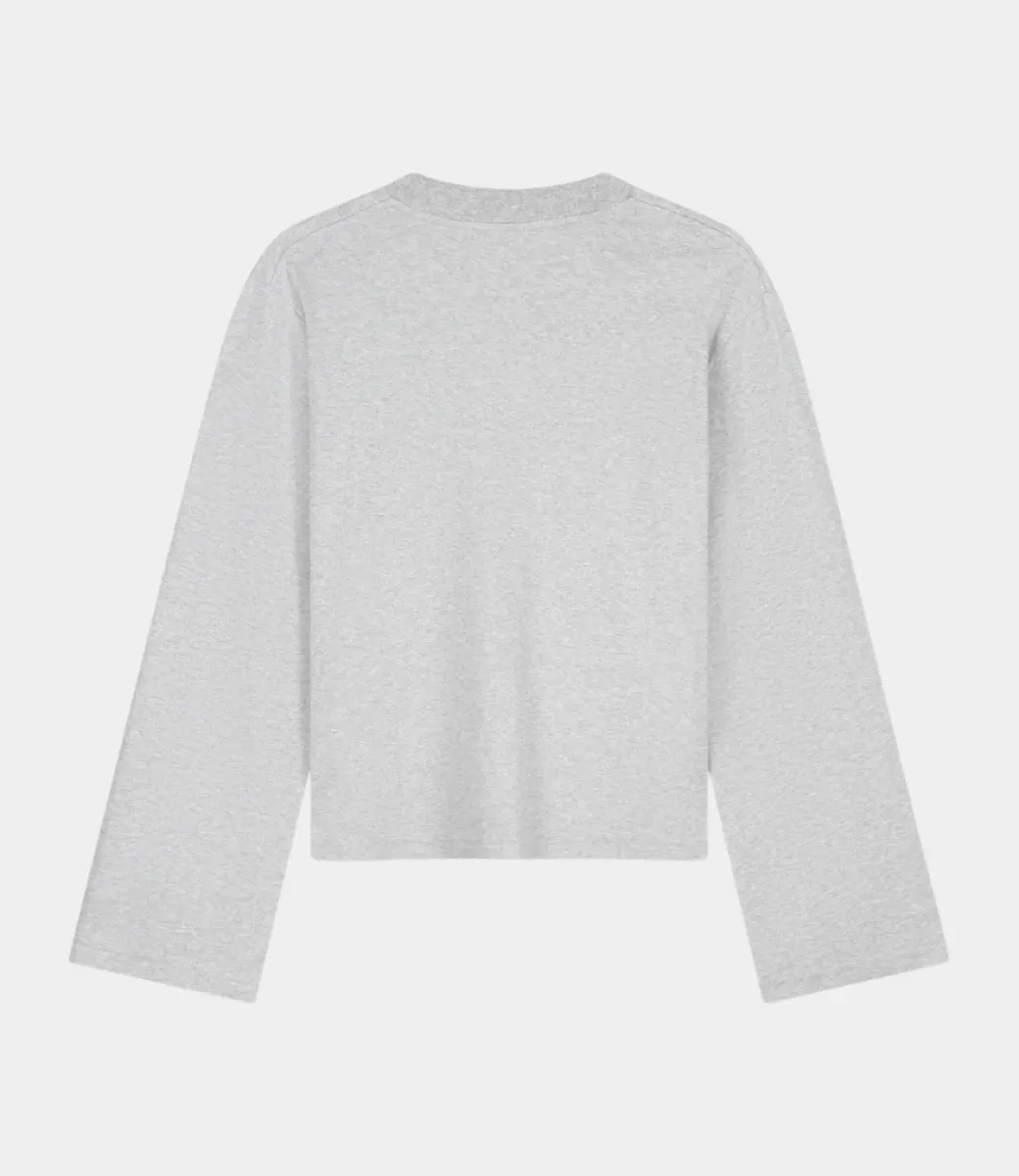 olaf-retro-logo-ls-tee-w260108-heather-grey-grijs-3 Olaf-Retro logo LS tee-W260108-Heather grey-GRIJS
