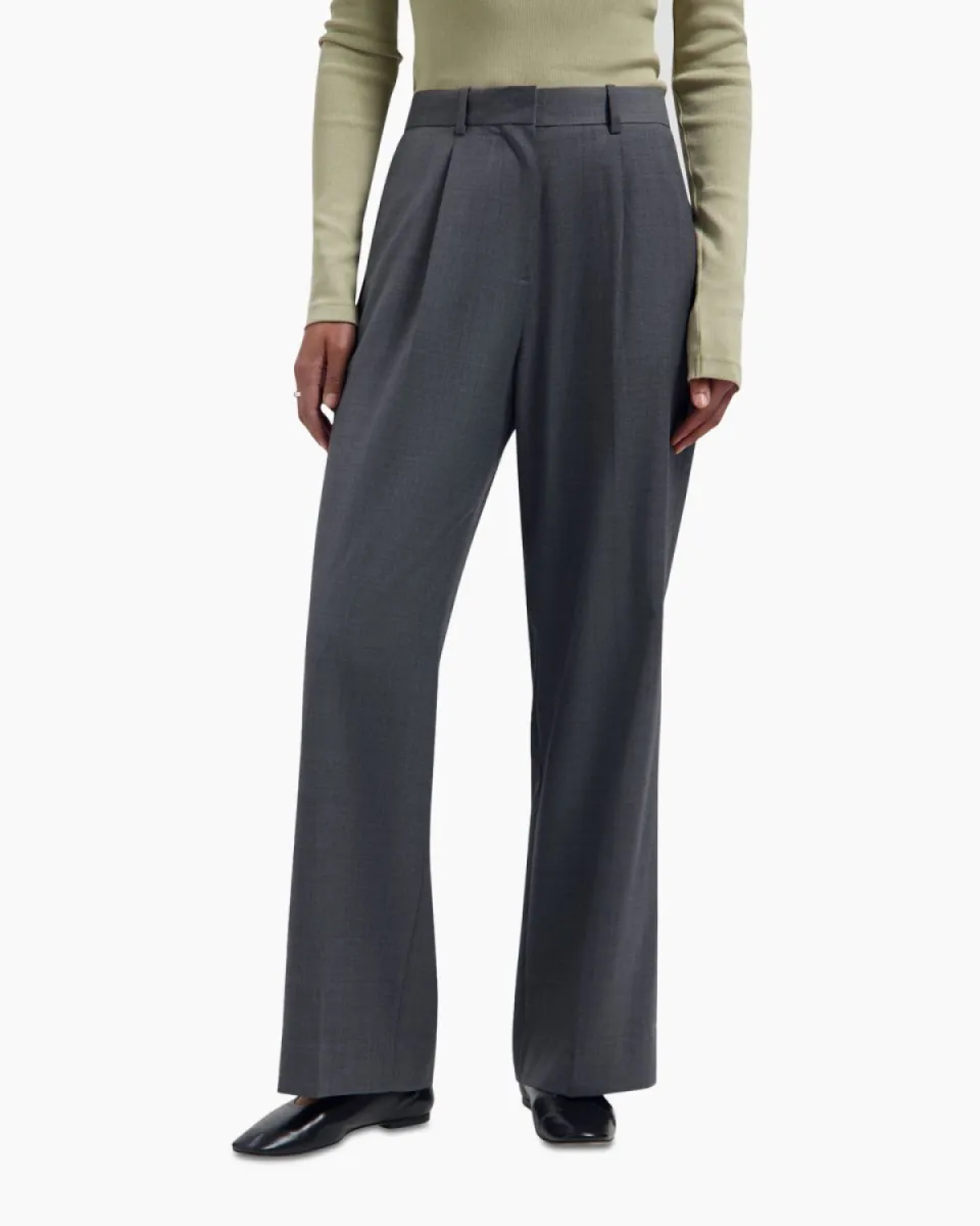 Olaf-Wool tailored trousers-W260404-Sharkskin-GRIJS