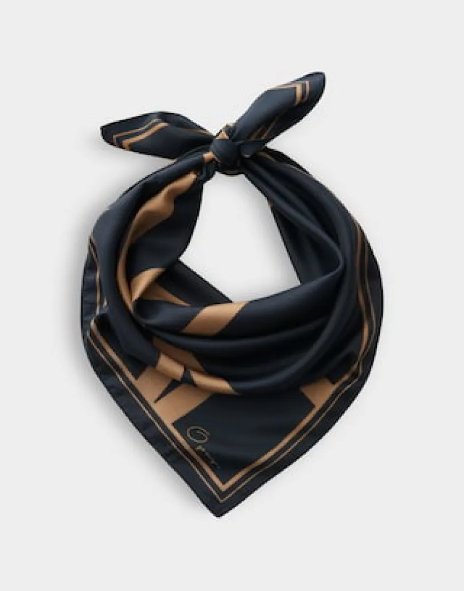 Opus-Aditha scarf-10605214378451-60020 Coal blue-DONKER BLAUW
