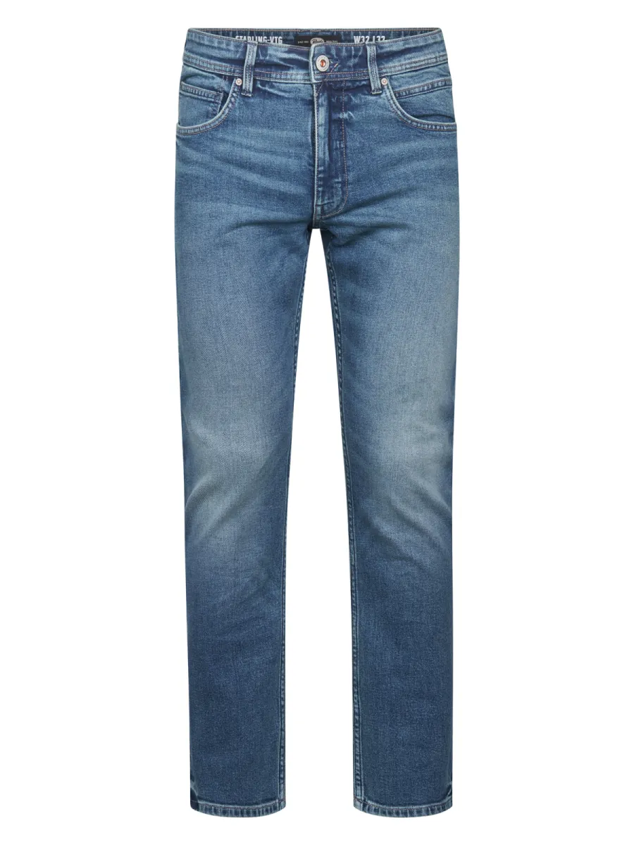 PETROL INDUSTRIES-Men denim straight-Starling-VTG-5857 Natural faded-DENIM
