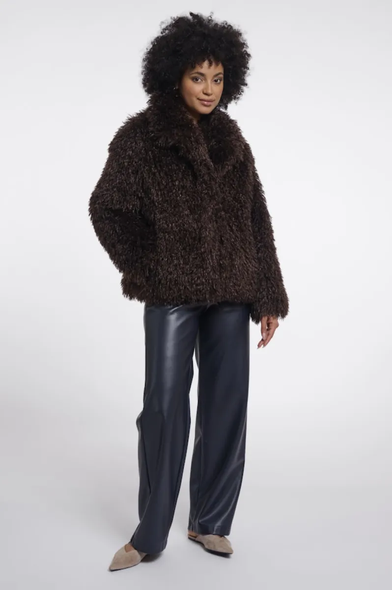 RINO & PELLE-Jacket with revers collar-Lias.7002611-11099 Coffee roast-CAFE