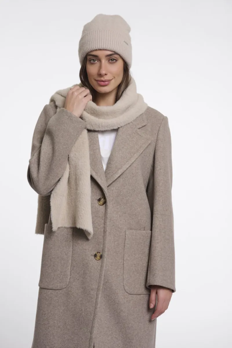 RINO & PELLE-Scarf-Otus.5002611-10509 Stone-STONE