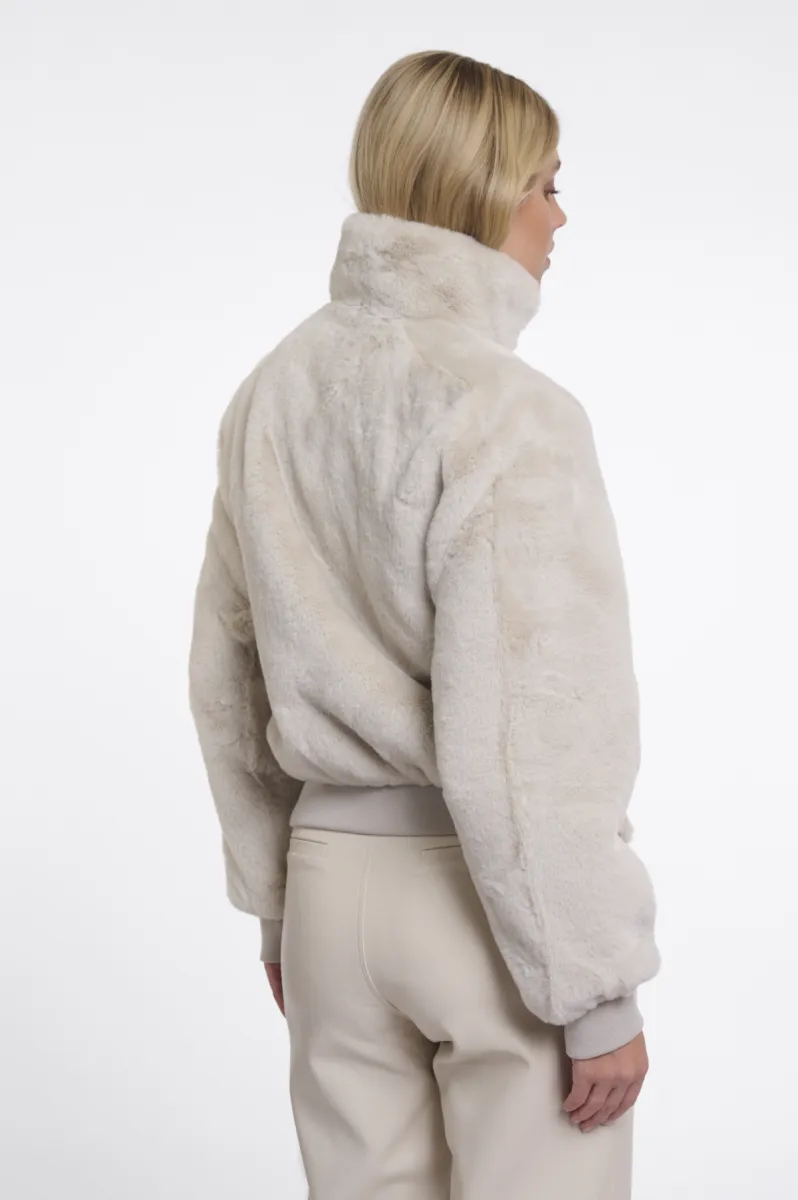 rino-pelle-short-faux-fur-jacket-ambra7002611-9030-birch-creme-2 RINO & PELLE-Short Faux Fur Jacket-Ambra.7002611-9030 Birch-CREME