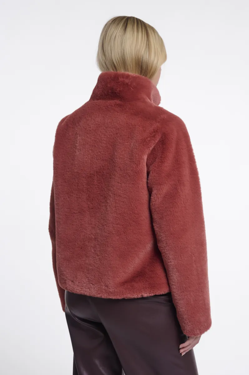 rino-pelle-single-breasted-faux-fur-jacket-vie7002611-11164-antique-rouge-bordeaux-2 RINO & PELLE-Single Breasted Faux Fur Jacket-Vie.7002611-11164 Antique Rouge-BORDEAUX