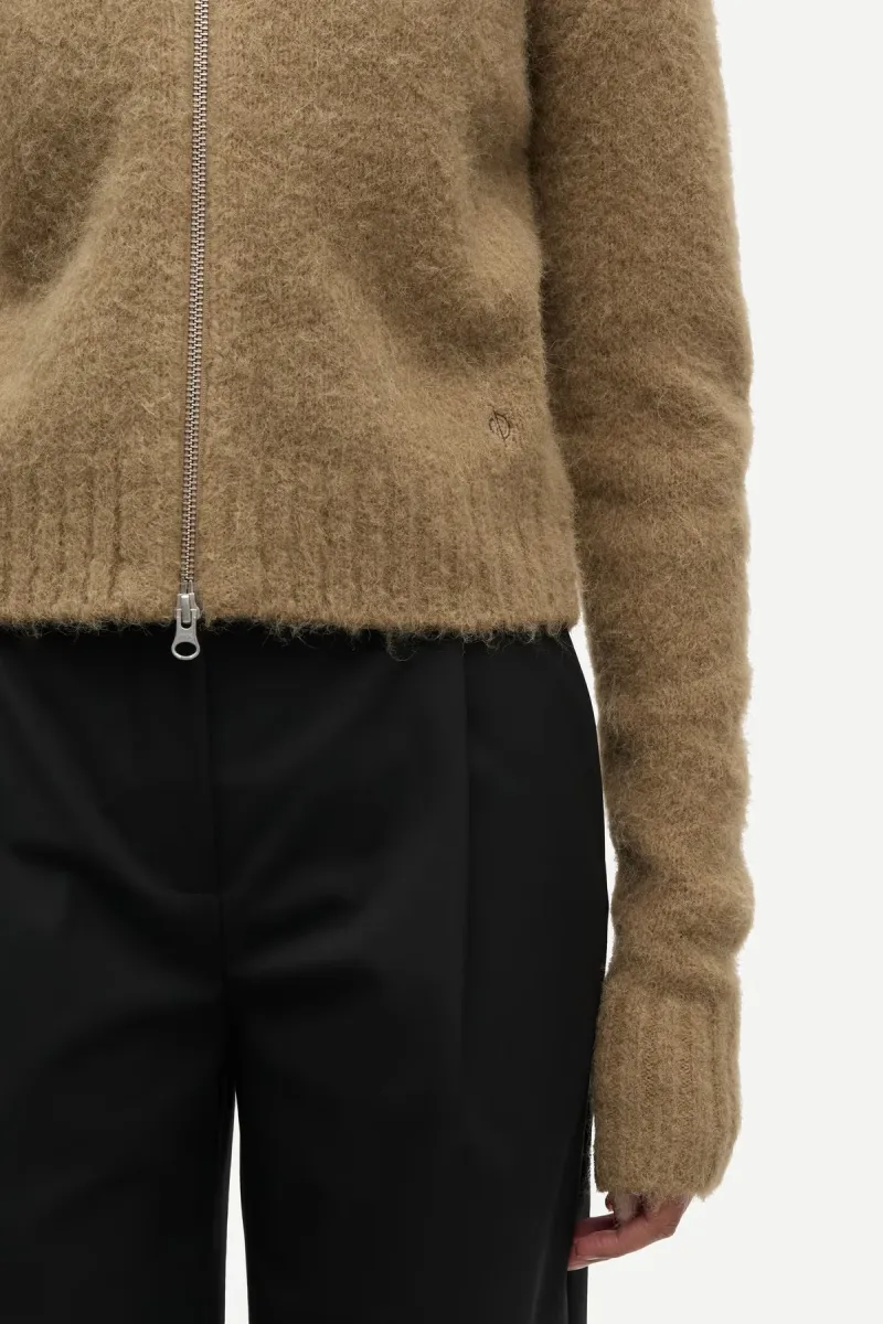 samsoe-samsoe-sajenne-cardigan-15425-f24400072-lead-grey-olijf-5 Samsoe Samsoe-Sajenne cardigan 15425-F24400072-Lead grey-OLIJF