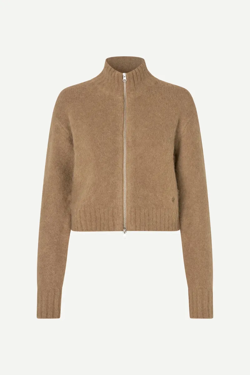 Samsoe Samsoe-Sajenne cardigan 15425-F24400072-Lead grey-OLIJF