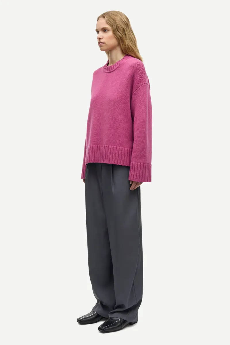 samsoe-samsoe-sakeilu-sweater-11250-f25300009-red-violet-rood-2 Samsoe Samsoe-Sakeilu sweater 11250-F25300009-Red Violet-ROOD