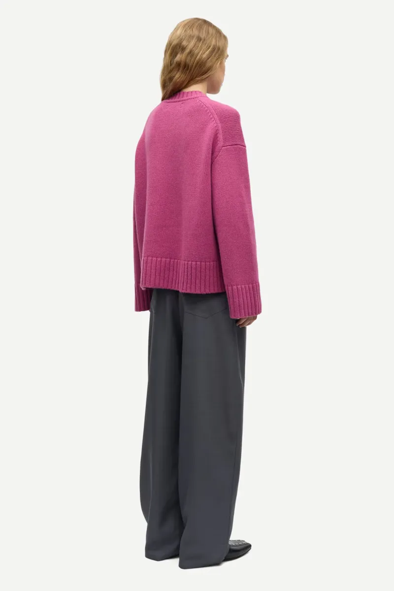 samsoe-samsoe-sakeilu-sweater-11250-f25300009-red-violet-rood-3 Samsoe Samsoe-Sakeilu sweater 11250-F25300009-Red Violet-ROOD