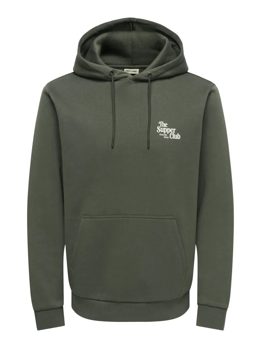 SONS-ONSCERES HOOD SWEAT PRINT CAM VD-22039604-Beluga-GRIJS