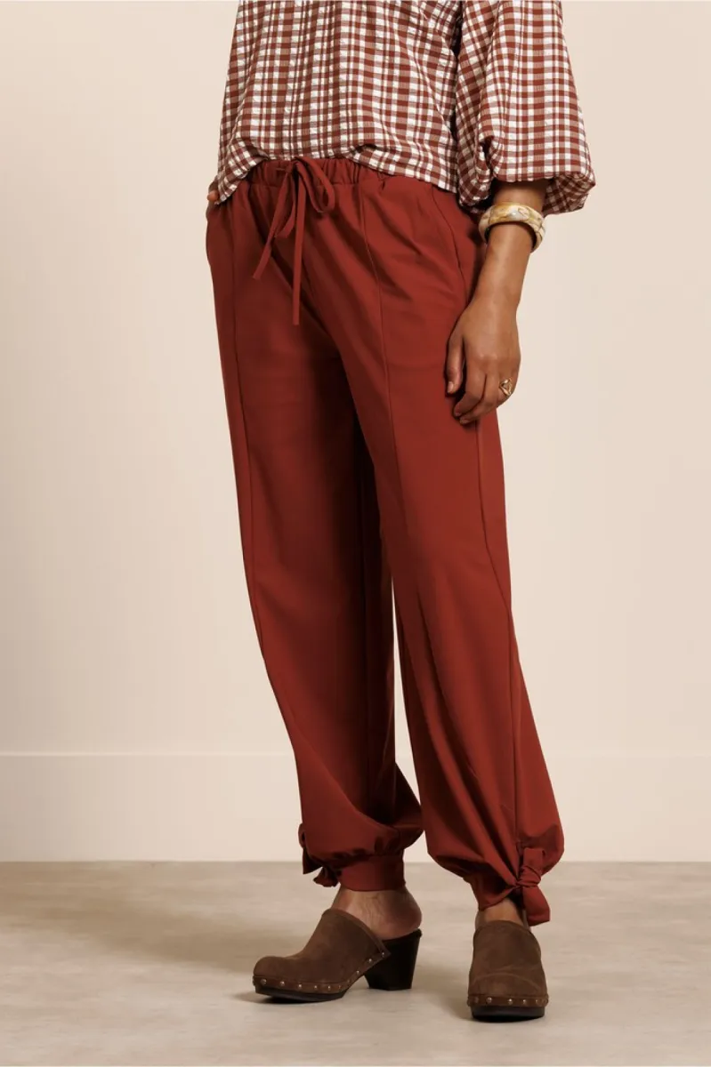STUDIO ANNELOES-Darie balloon trousers-14030-3301 Rust-ROEST