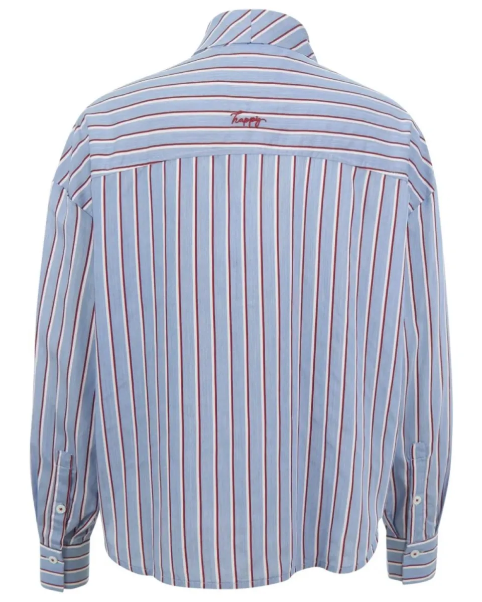 the-shirt-project-blouse-lm-51722-blue-red-blauw-combinatie-1 The Shirt Project-Blouse LM-51722-Blue Red-BLAUW COMBINATIE