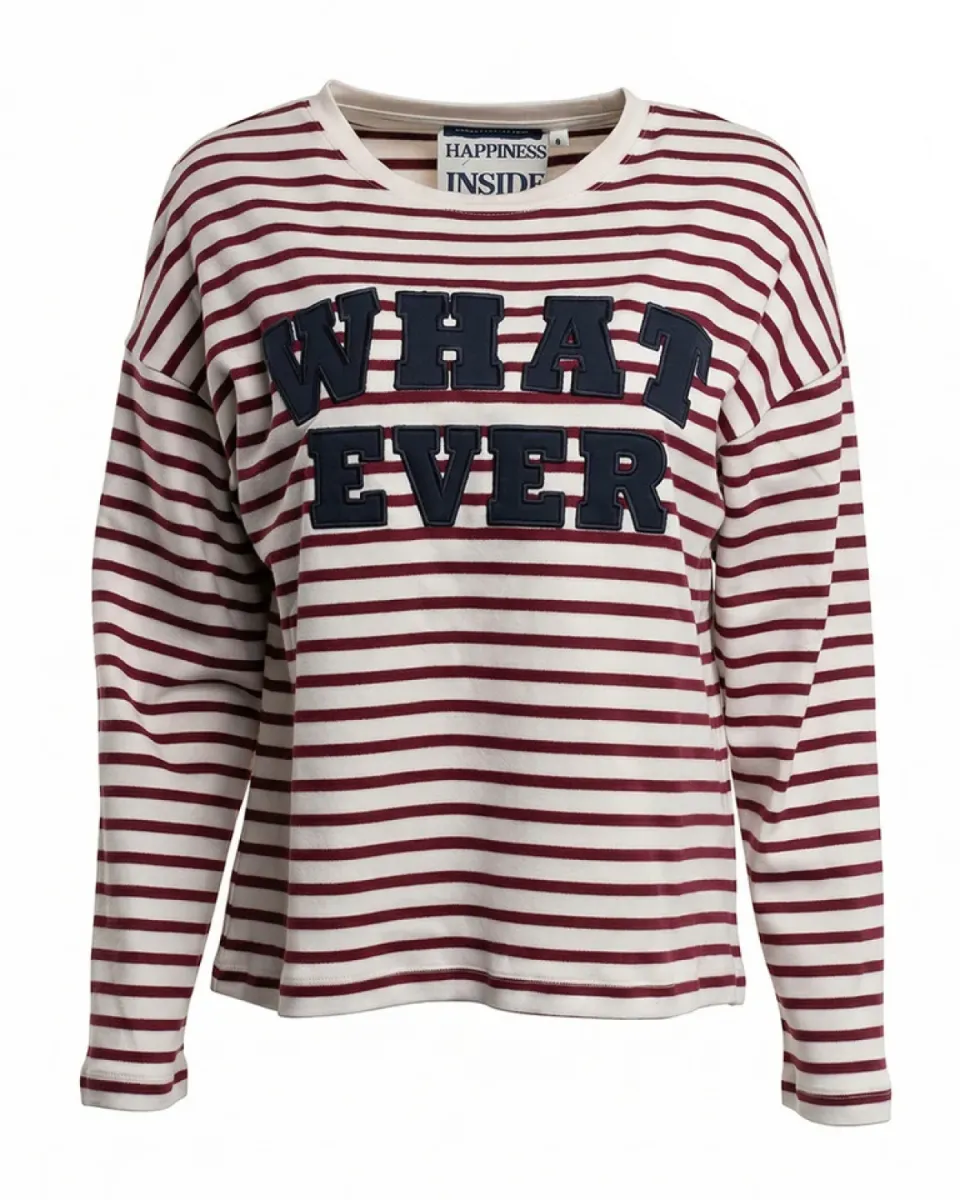The Shirt Project-Shirt LM-51756-10978 Bordeaux-DONKER ROOD