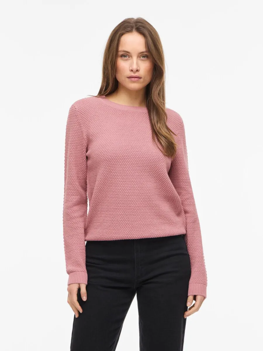 vila-vidalo-o-neck-l-s-knit-top-noos-14082767-nostalgia-rose-rose-1 VILA-VIDALO O-NECK L/S KNIT TOP- NOOS-14082767-Nostalgia rose-ROSE