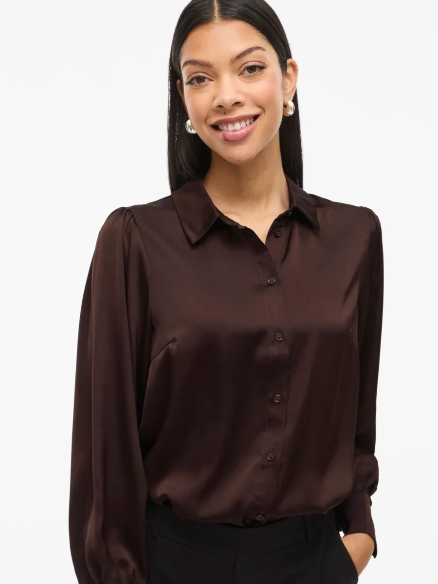 vila-vienna-ravenna-l-s-balloon-shirt-14107462-coffee-bean-cafe-3 VILA-Vienna Ravenna L/S Balloon Shirt-14107462-Coffee bean-CAFE