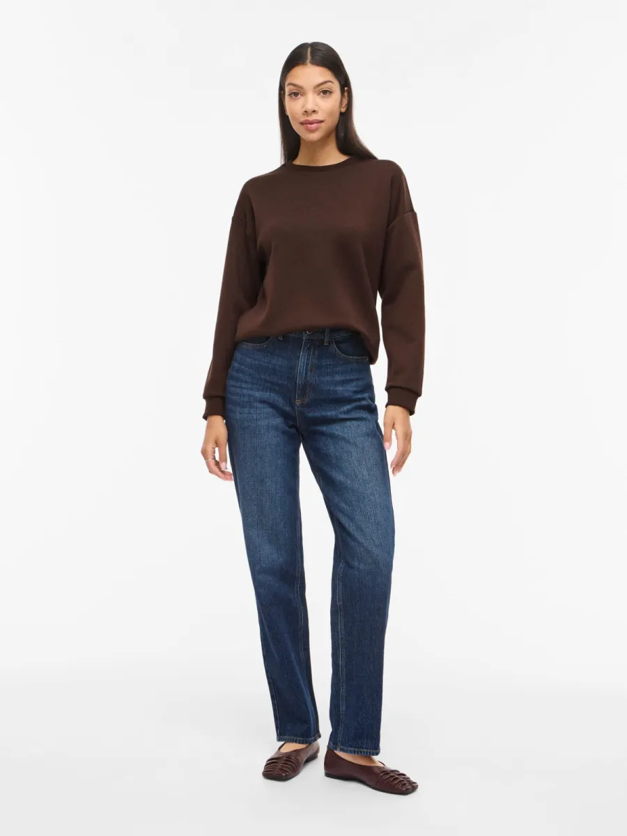 vila-visandy-l-s-sweat-top-14103140-coffee-bean-cafe-2 VILA-Visandy l/s sweat top-14103140-Coffee bean-CAFE