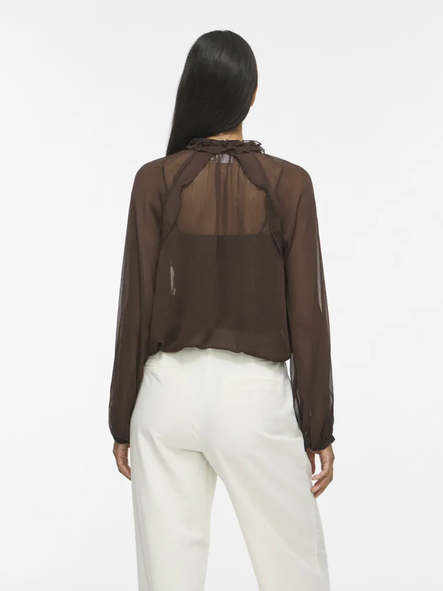 vila-vitiro-v-neck-l-s-flounce-top-bfs-14116881-coffee-bean-cafe-2 VILA-VITIRO V-NECK L/S FLOUNCE TOP/BFS-14116881-Coffee Bean-CAFE