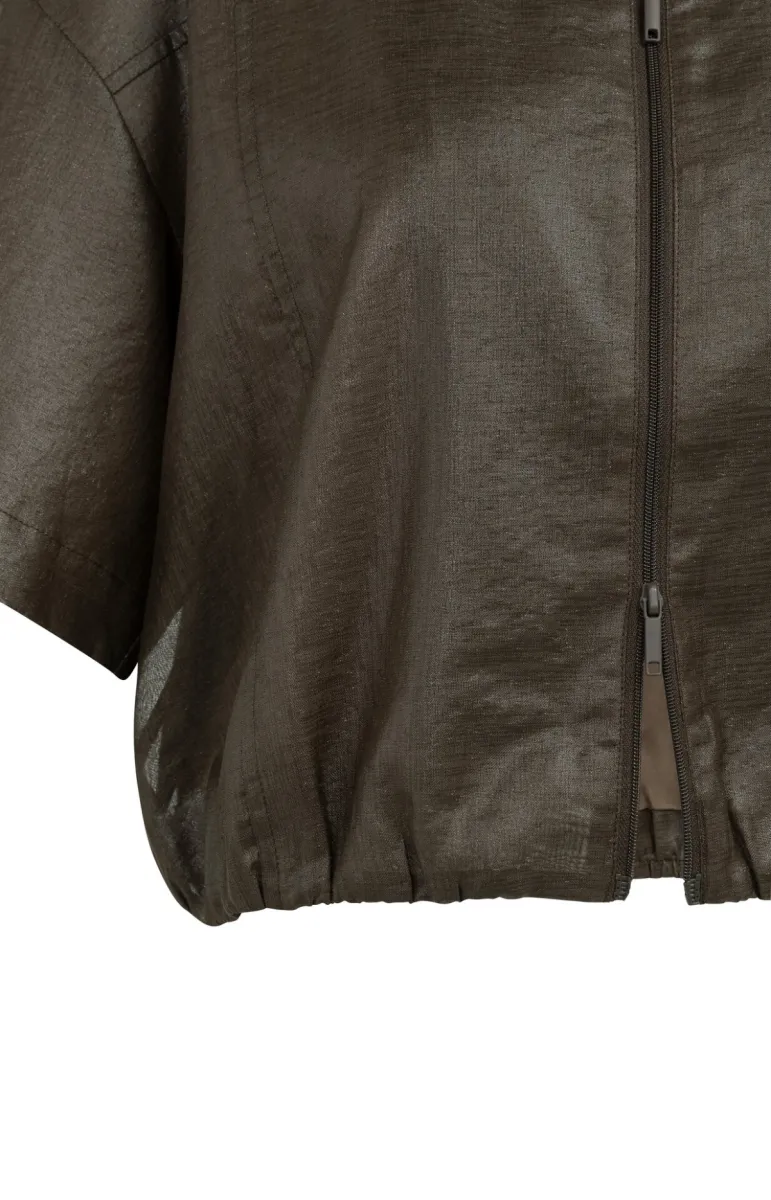 yaya-blousejack-met-gecoate-afwerki-polyester-90840-01-201233-607-90840-bruin-2 YAYA-Blousejack met gecoate afwerki; Polyester; 90840-01-201233-607-90840-BRUIN