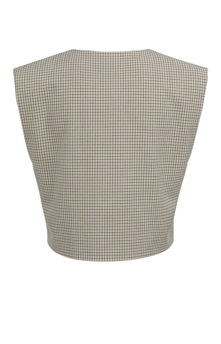 yaya-geruit-geweven-gilet-met-schou-polyester-viscose-elastane-990791-01-521008-607-990791-beige-2 YAYA-Geruit geweven gilet met schou; Polyester/Viscose/Elastane; 990791-01-521008-607-990791-BEIGE