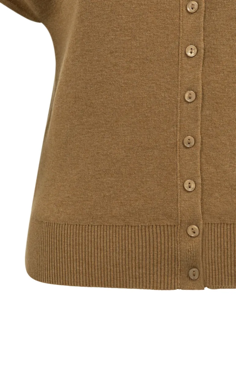 yaya-mouwloos-gebreid-vest-met-knop-cotton-polyester-polyamide-810252-01-010163-607-810252-bruin-1 YAYA-Mouwloos gebreid vest met knop; Cotton/Polyester/Polyamide; 810252-01-010163-607-810252-BRUIN