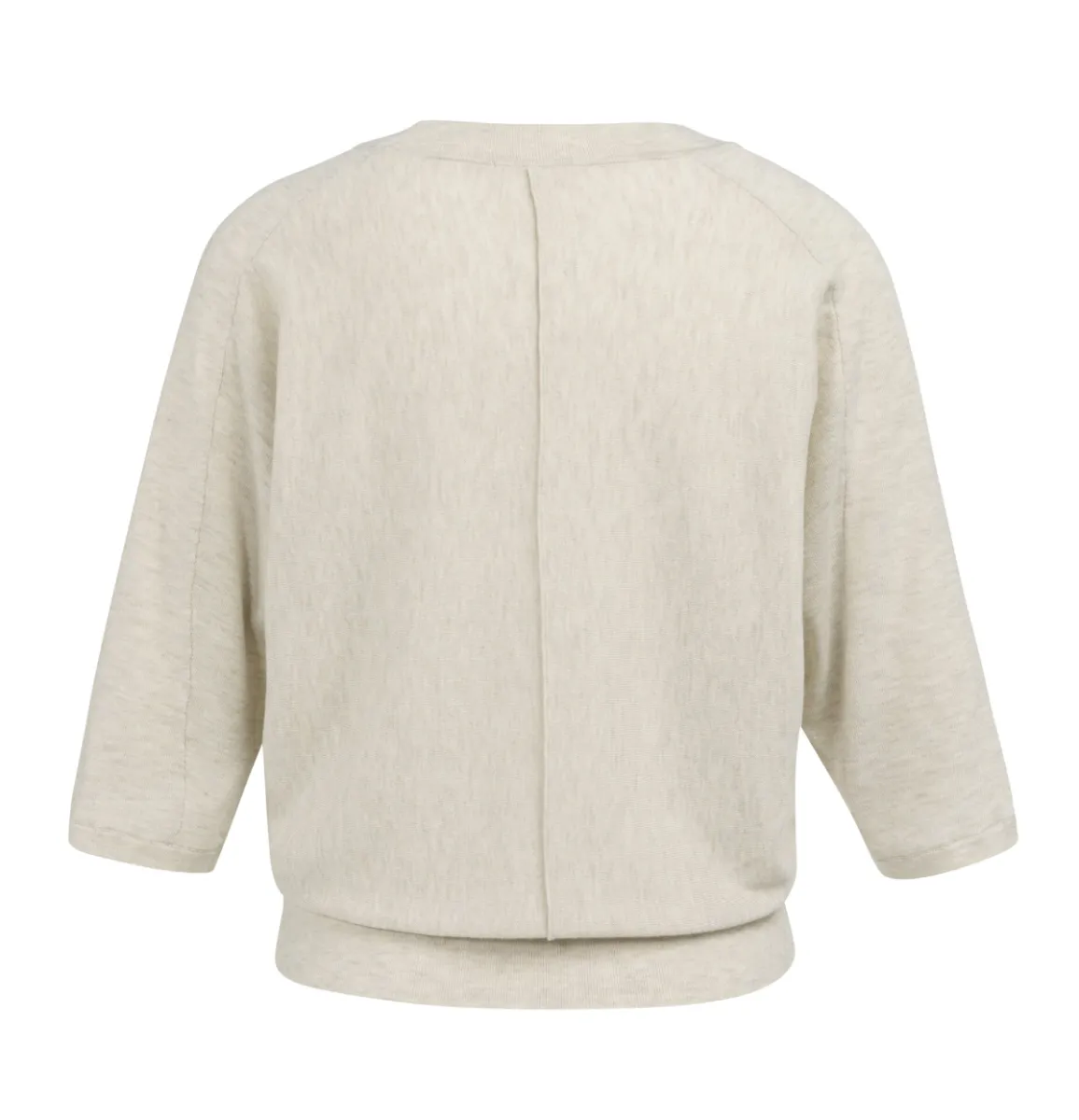 yaya-v-hals-trui-met-zichtbare-nade-cotton-polyester-lyocell-990792-01-000609-607-990792-beige-2 YAYA-V-hals trui met zichtbare nade; Cotton/Polyester/Lyocell; 990792-01-000609-607-990792-BEIGE
