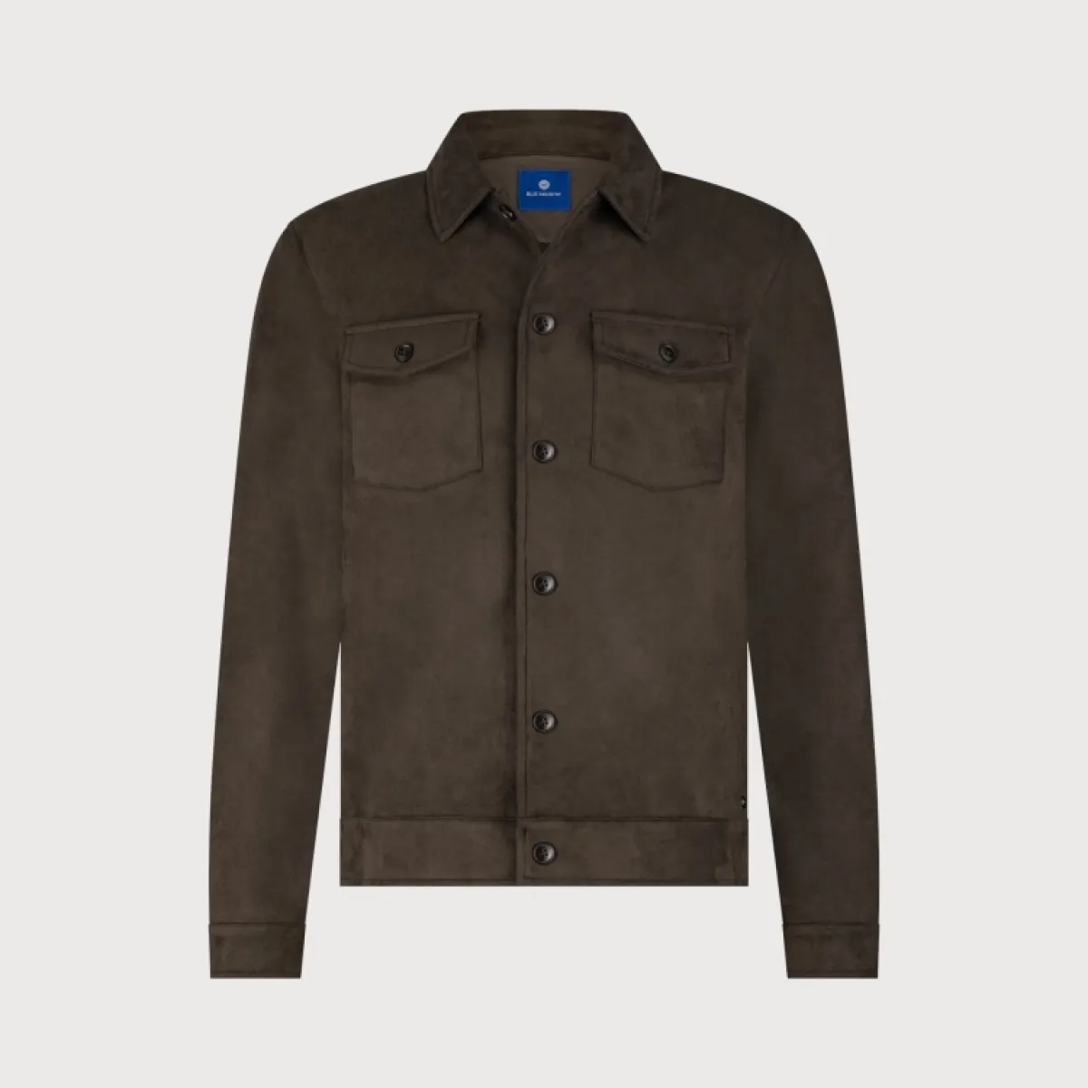 BLUE INDUSTRY-Blue industry shirtjacket-MILANOW25-M42-Brown-BRUIN