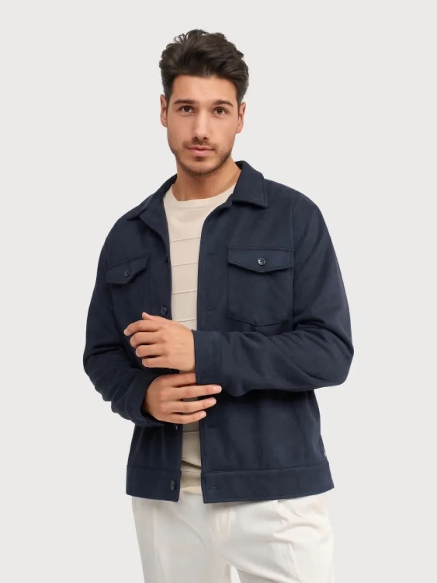 BLUE INDUSTRY-Blue industry shirtjacket-MILANOW25-M42-Navy-NAVY