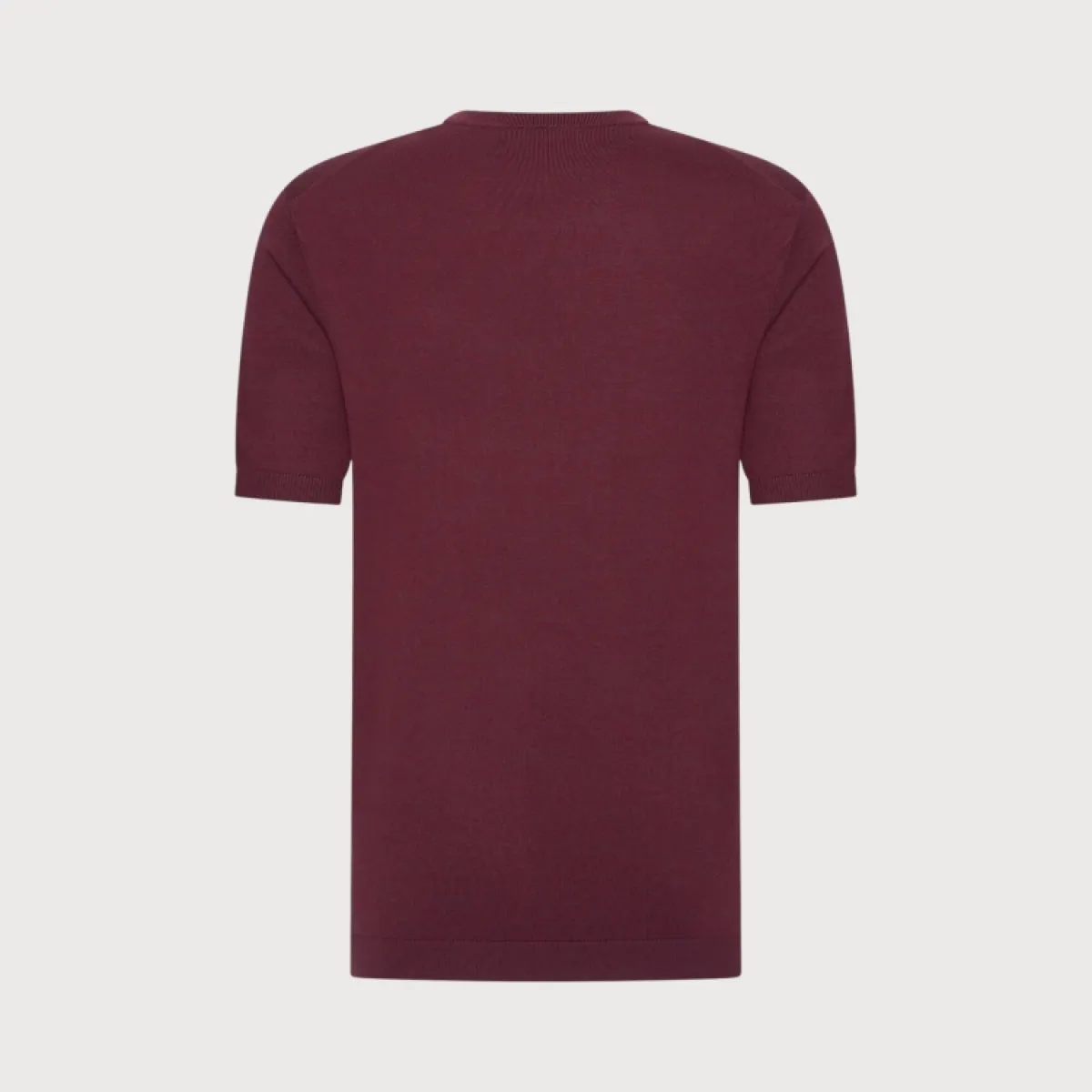BLUE INDUSTRY-T-shirts-KBI-M17-Wine-ROOD