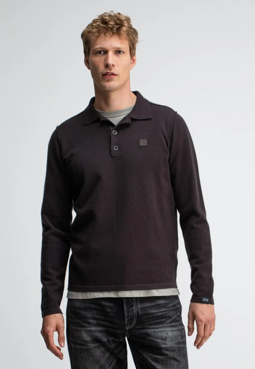 butcher-of-blue-clifden-polo-m2626102-694-topaz-brown-bruin-1 BUTCHER OF BLUE-Clifden polo-M2626102-694 Topaz brown-BRUIN