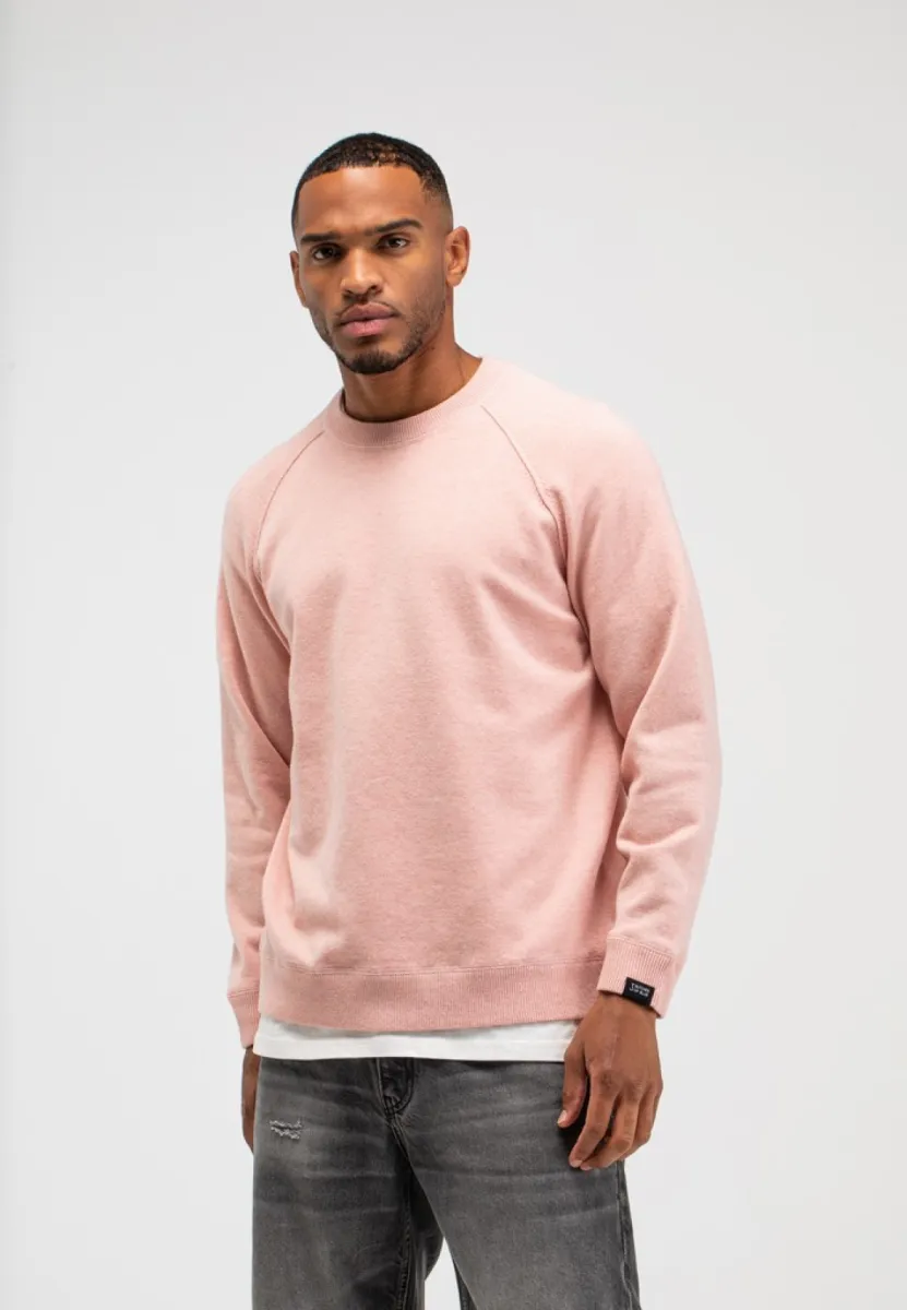 BUTCHER OF BLUE-Clifden sweat crew-M2626104-516 Frozen berry-ROOD