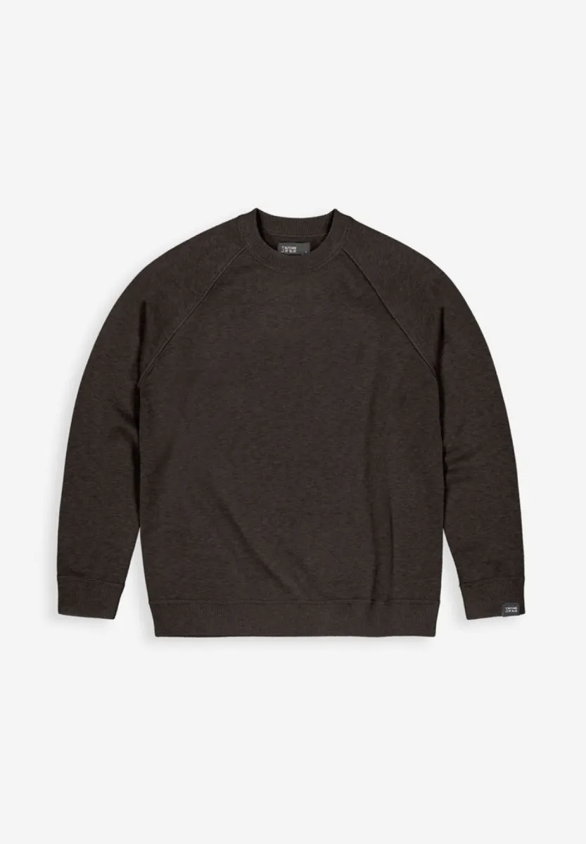 BUTCHER OF BLUE-Clifden sweat crew-M2626104-694 Topaz brown-BRUIN