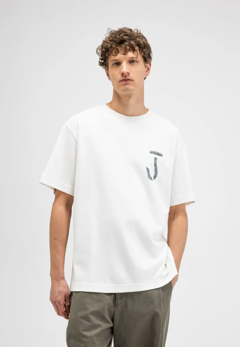 BUTCHER OF BLUE-Mercer Hook Loose Tee-M2622022-112 Titan White-OFF WHITE
