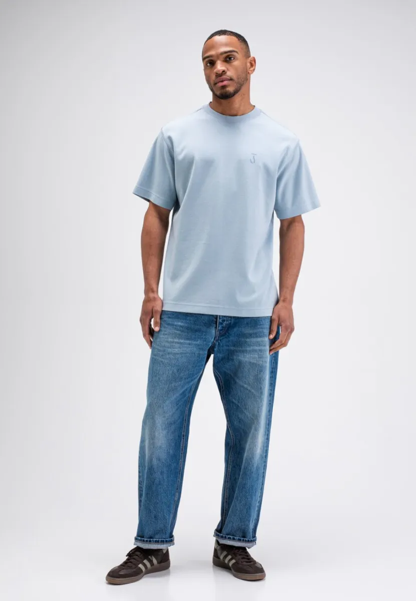 BUTCHER OF BLUE-Mercer Loose Tee-M2622003-856 Shark Blue-LILA