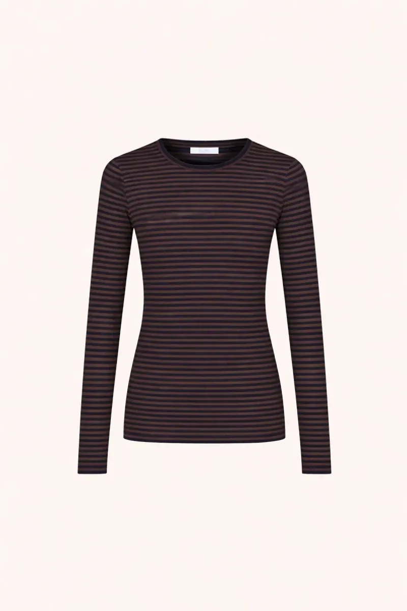 By-bar-basic ls rib top-26411103-1721 deep stripe-ZAND