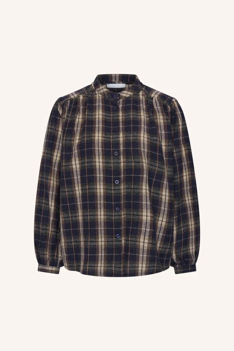 By-bar-jagger check blouse-26412064-1651 jagger chec-LILA