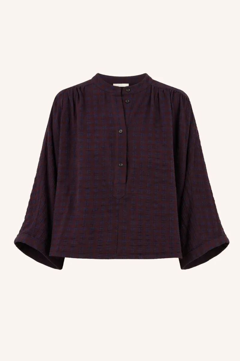 By-bar-jess blouse-26412066-1341 wine check-ROOD