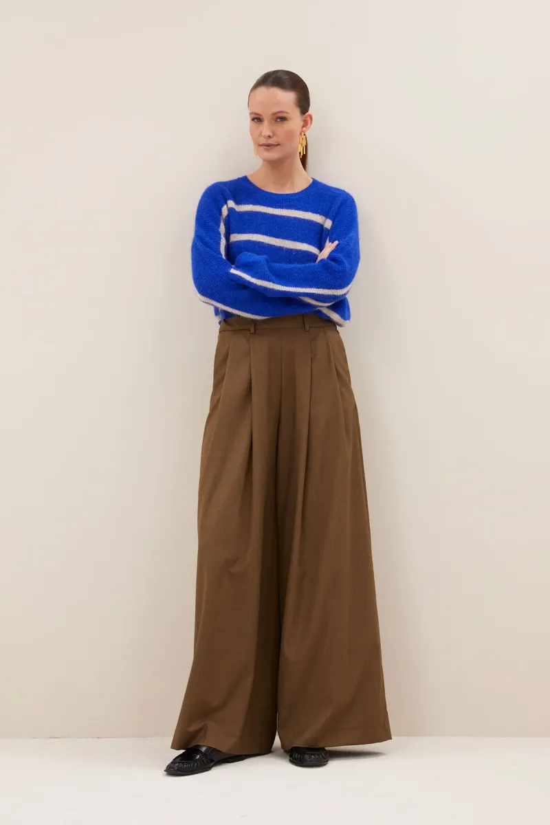 By-bar-sef pants-26418034-1705 hazel-LICHT BRUIN