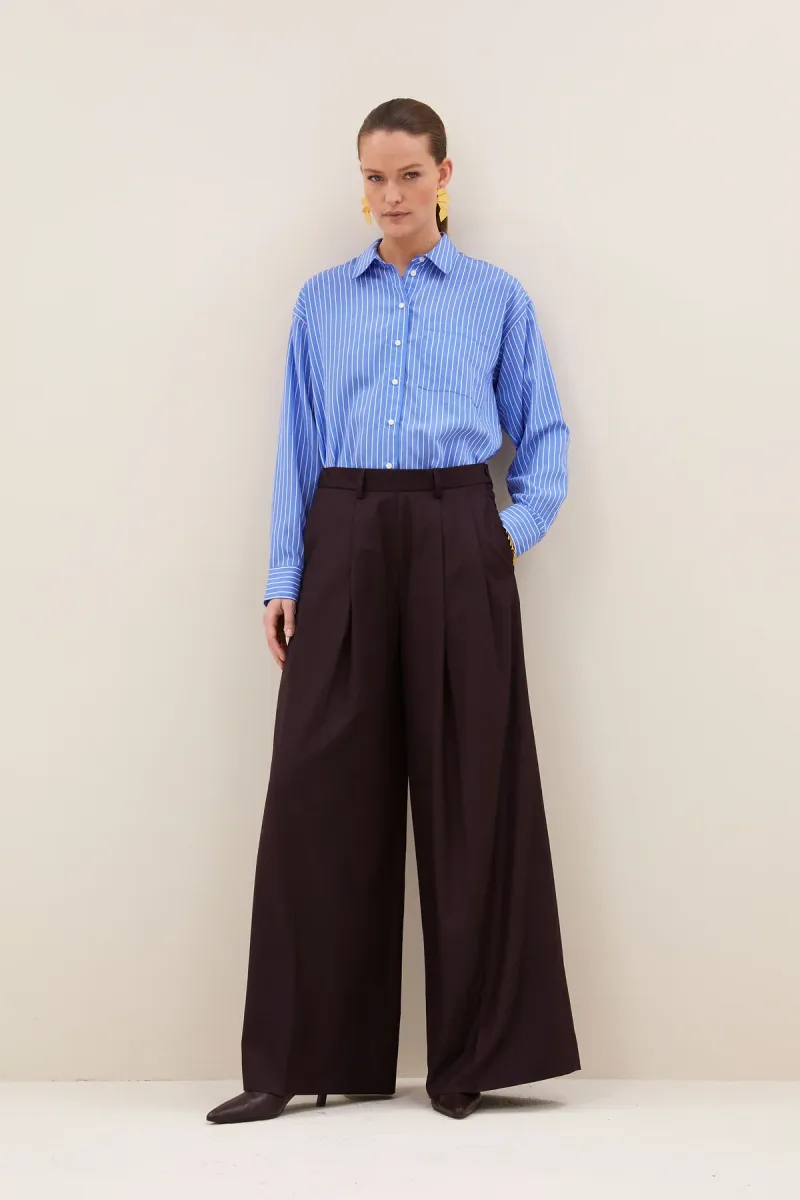 By-bar-sef pants-26418034-320 dark wine-ROOD