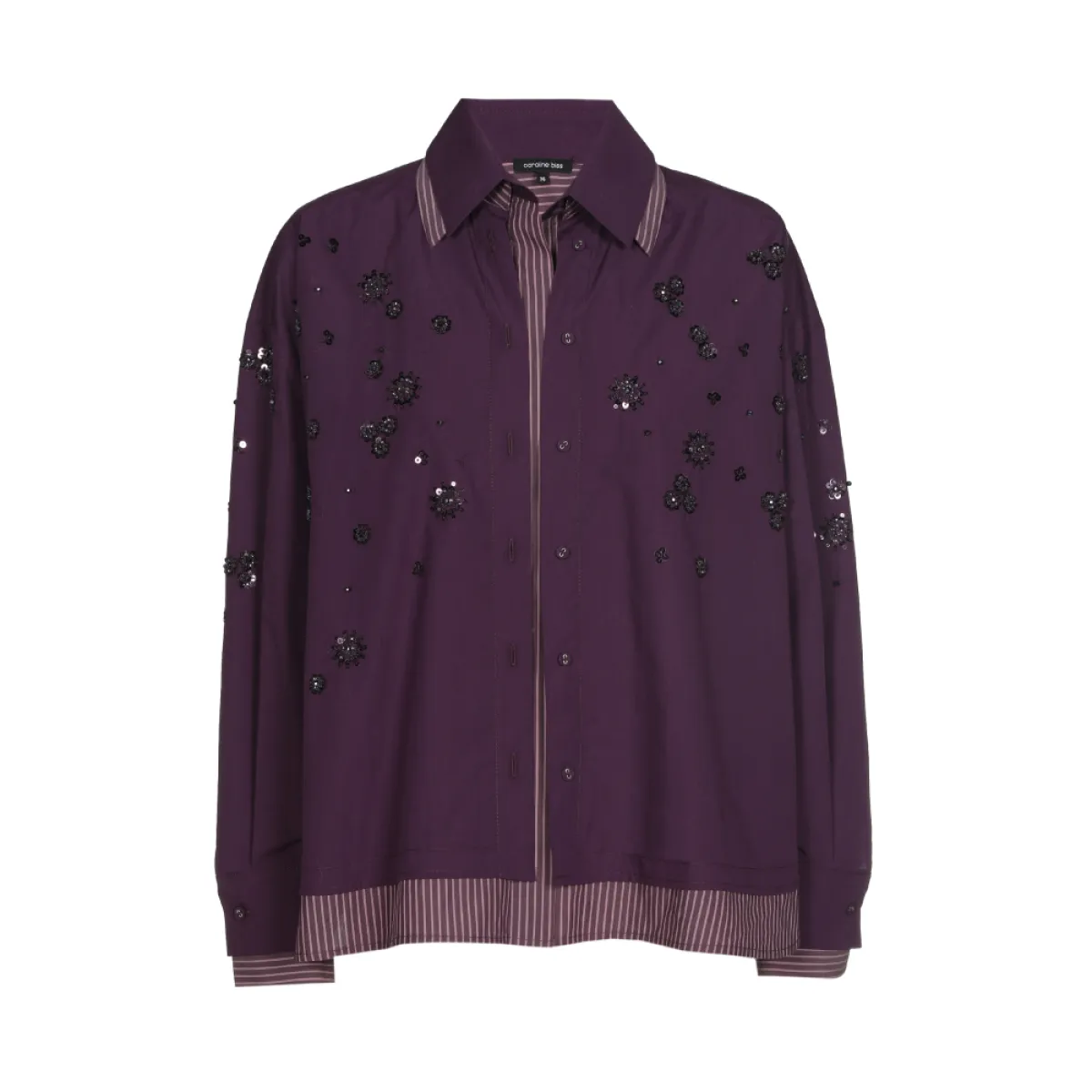 CAROLINE BISS--4627-45 plum-AUBERGINE
