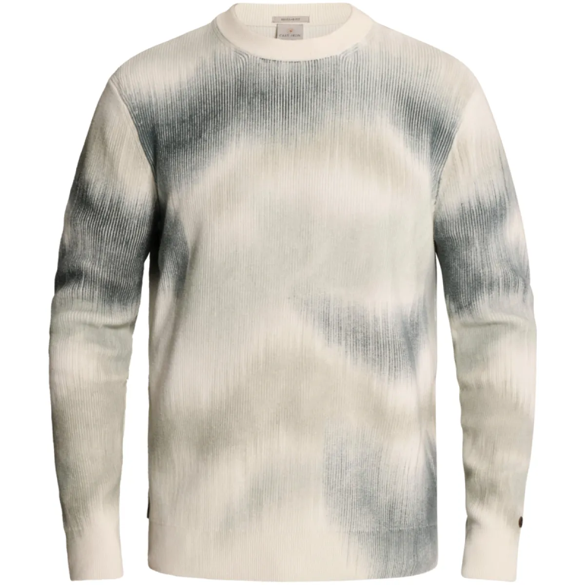 cast-iron-crewneck-regular-fit-cotton-blend-ckw2608304-7555-wit-3 CAST IRON-Crewneck regular fit cotton blend-CKW2608304-7555-WIT