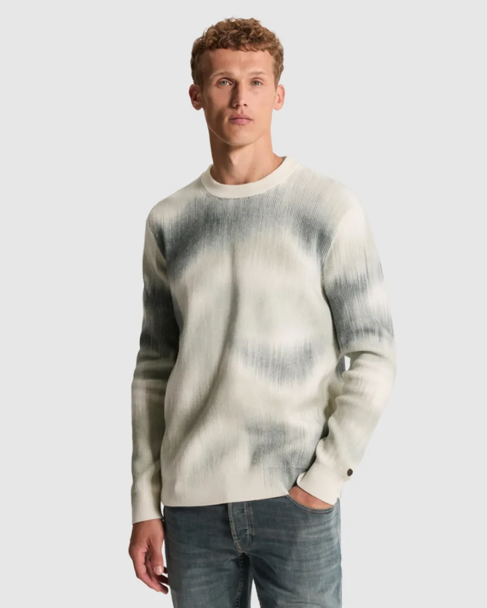 CAST IRON-Crewneck regular fit cotton blend-CKW2608304-7555-WIT