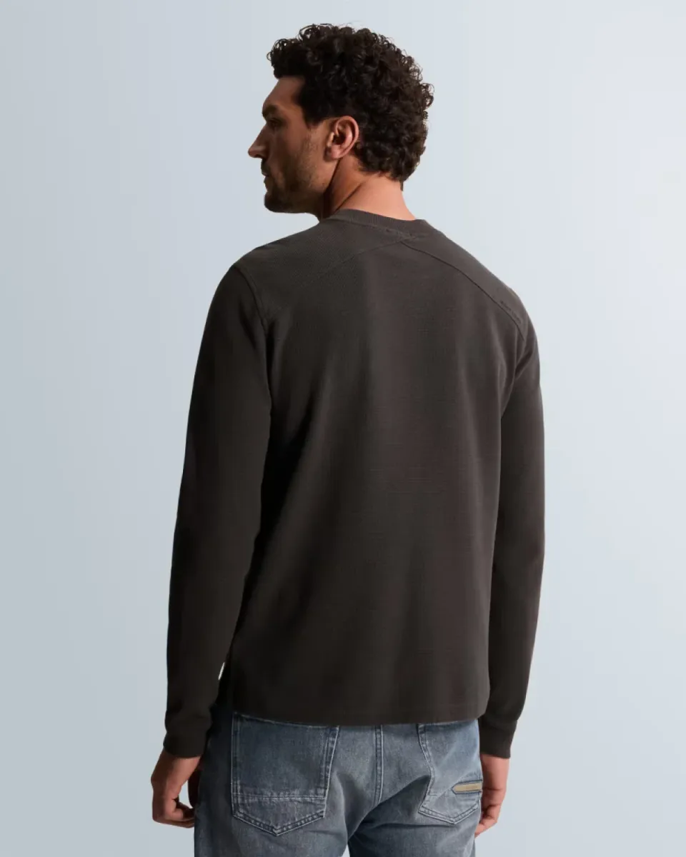 cast-iron-long-sleeve-r-neck-regular-fit-waf-cts2608584-9167-zwart-1 CAST IRON-Long sleeve r-neck regular fit waf-CTS2608584-9167-ZWART
