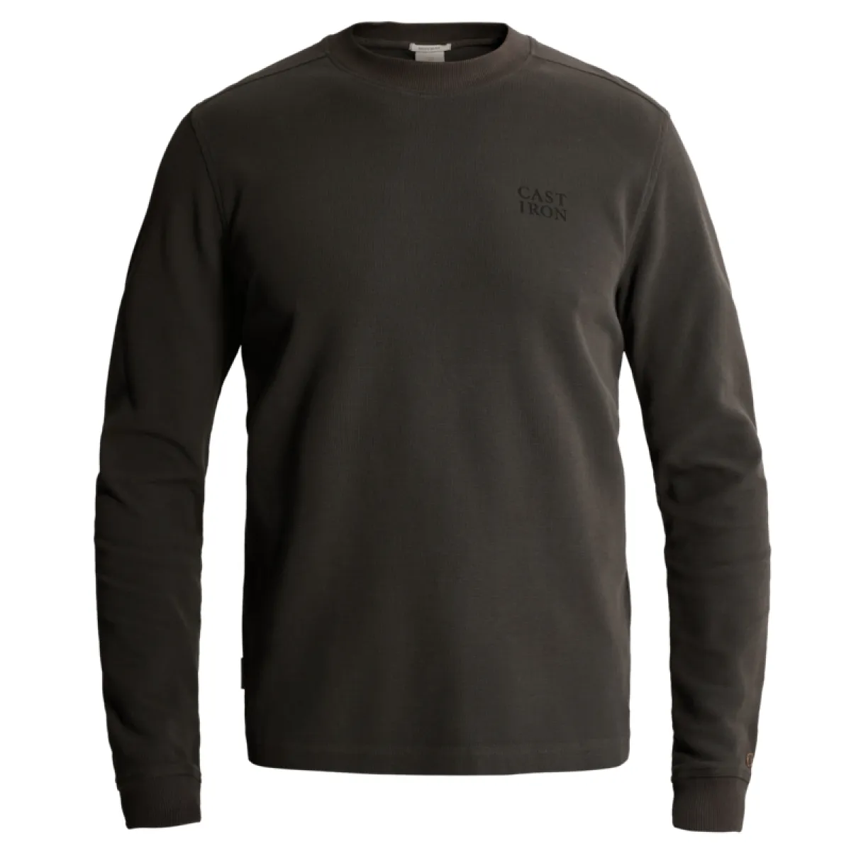 cast-iron-long-sleeve-r-neck-regular-fit-waf-cts2608584-9167-zwart-2 CAST IRON-Long sleeve r-neck regular fit waf-CTS2608584-9167-ZWART